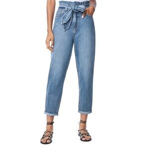 JOE’S The Brinkley high rise paperbag boho belted jeans NWT